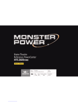 Monster Cable PowerCenter HTS 2600 MKII User manual