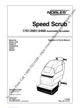 Nobles Speed Scrub 2400 Operator's & Parts Manual