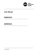 Snell Advanced Media IQMIX26 User manual