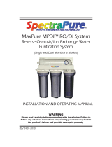 SpectraPure MaxPure MPDI DI System Installation guide