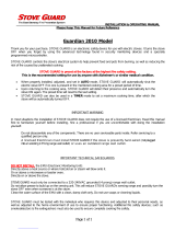 Stove Guard Guardian 2010 Installation & Operating Manual