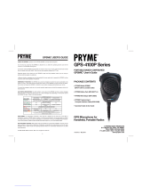 PRYME Radio Product GPSMIC GPS-4100P Series User manual