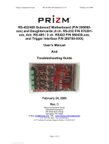 PRIZM RS-485 User manual