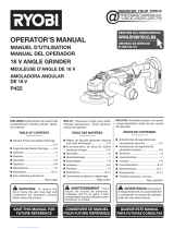Ryobi P422 User manual
