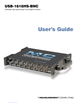 Measurement Computing USB-1616HS-BNC User manual