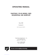 Rupprecht & Patashnick PARTISOL-PLUS 2025 Operating instructions