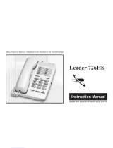 Leader 726HS User manual