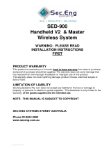 SecEng SED-900 Installation Instructions Manual