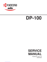 Kyocera Mita DP-100 User manual