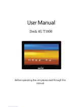 Social Deck 4G T1000 User manual