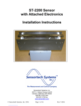 Sensortech Systems ST-2200 Installation Instructions Manual