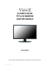 ViewZ 21.5-INCH VALUE TFT-LCD MONITO User manual
