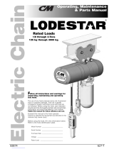 Lodestar CM Hoist Operating instructions