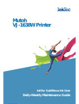 InkTec Mutoh VJ-1638W Maintenance Manual