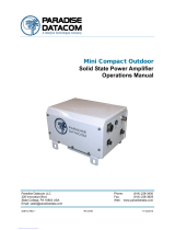 Paradise HPAXX3075AC Series User manual