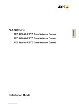 Axis Communications AXIS Q6042-E User manual