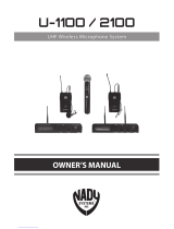 Nady Systems U-1100 Owner's manual