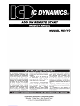 IC Dynamics RS110 User manual