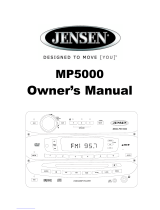 Jensen MP5000 Owner's manual