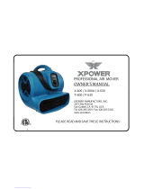 XPOWER Product Manual Owner's manual