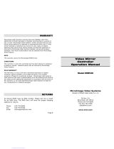 MicroImage Video Systems MIR540 Operating instructions