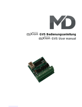MD MXION GVS User manual