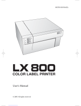Primera LX800 User manual