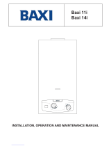 Baxi 14i Installation, Operation and Maintenance Manual