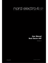 Clavia Nord Electro 4HP User manual