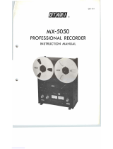 OTARI MX-5050 User manual