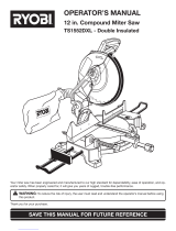 Ryobi TS1552DXL User manual