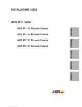 Axis Communications M1114 User manual