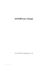 KYLAND Technology KOM300 User manual