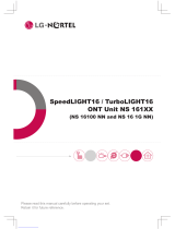 LG-Nortel NS 161 series User manual