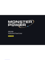 Monster Power PRO 600 Owner's manual