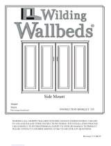 Wilding Wallbeds Sierra Operating instructions