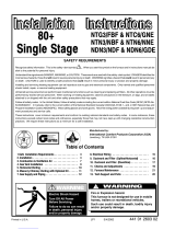International Comfort Products Corporation NDN6/GDE Installation Instructions Manual