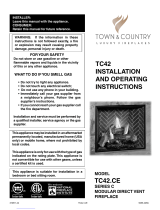 Town & Country Fireplaces TC42.CE SERIES C Installation And Operating Instructions Manual