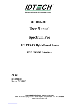 IDTECH 80140502-001 User manual