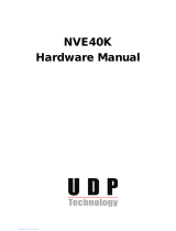 UDP Technology NVE40K User manual