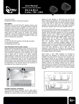 TRU Audio AS-2 User manual