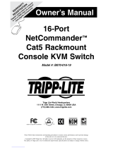 Tripp Lite NetCommander B070-016-19 Owner's manual