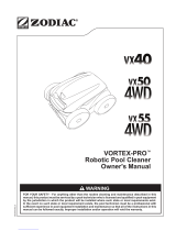 Zodiac VX55 4WD Owner's manual