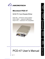 Microtech PCD-47 User manual