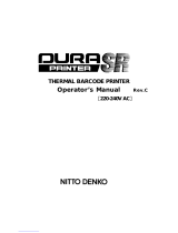 Nitto Denko dura SR User manual