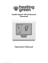 Heating Green Comfort System HG-122 Operating instructions