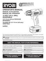 Ryobi HJP001 User manual