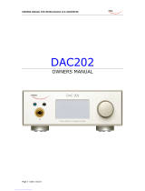 WEISS DAC202 Owner's manual