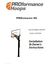 PROformance Hoops PROclassic 60 Installation & Owner's Manual