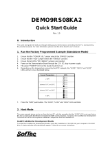 SofTec Microsystems DEMO9RS08KA2 Quick start guide